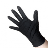 Перчатки MANUAL BN 117(черные), размер M (7-7.5), смотровые, нестерильные, НИТРИЛОВЫЕ, 50 пар в интернет-магазине ФАРМГЕОКОМ!