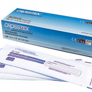Пакеты для стерилизации 13х25см самозапечат 200шт Crosstex в интернет-магазине ФАРМГЕОКОМ!