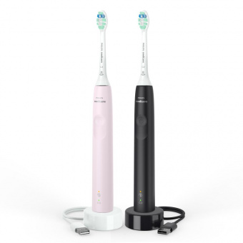 Набор электрических зубных щеток Philips Sonicare 3100 series HX3675/15, 2 шт в интернет-магазине ФАРМГЕОКОМ!