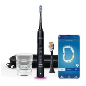 Электрическая зубная щетка с мобильным приложением Philips Sonicare DiamondClean 9000 HX9917/89 в интернет-магазине ФАРМГЕОКОМ!