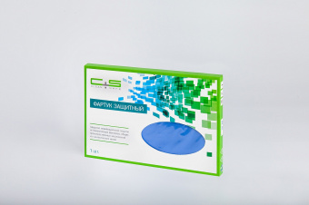 Фартук для пациента нейлоновый Clean+Safe (70 х 100) на виниловой основе (ГОЛУБОЙ) Интерсфера в интернет-магазине ФАРМГЕОКОМ!