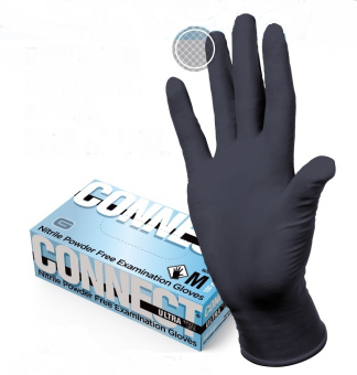 Перчатки CONNECT ULTRA,(INTCO) нестерильные, смотровые, НИТРИЛОВЫЕ, XS, ЧЕРНЫЕ, 100 шт. TOP GLOVE в интернет-магазине ФАРМГЕОКОМ!