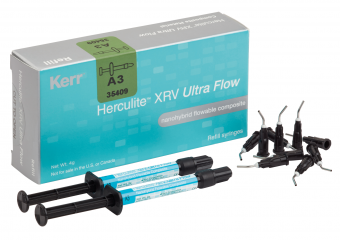 Herculite™ XRV Ultra Flow (Геркулайт) A3,5 ( шприц 2 гр.х 2 шт.+ насадки), Kerr в интернет-магазине ФАРМГЕОКОМ!